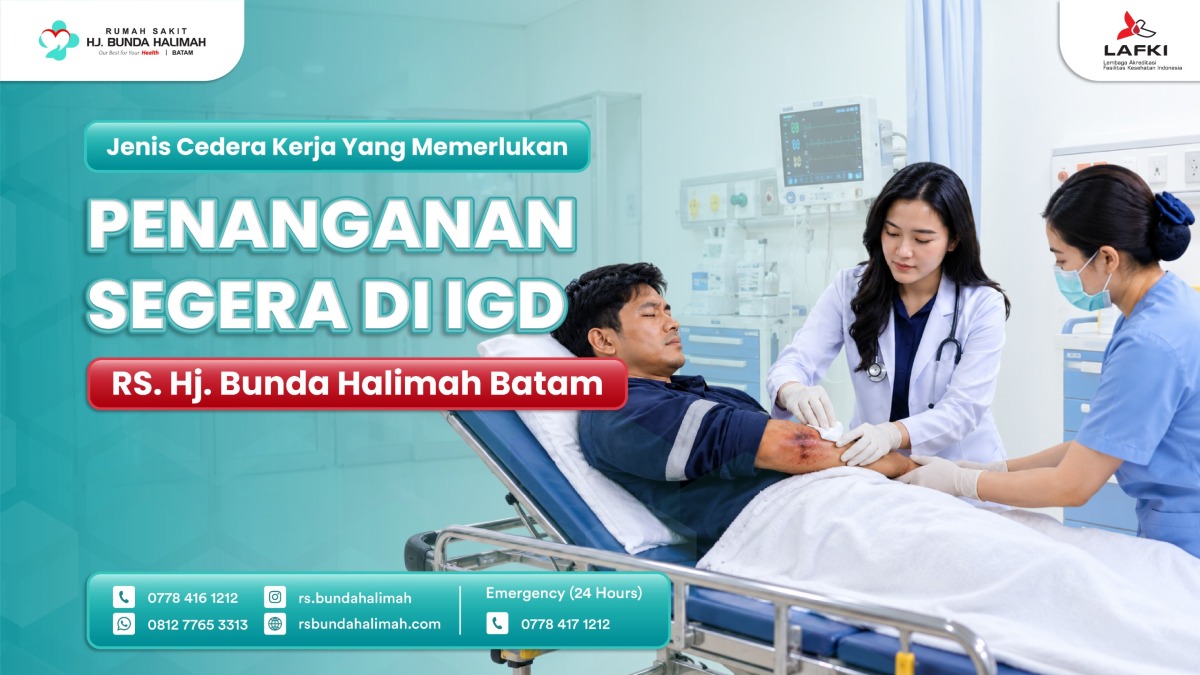 Jenis Cedera Kerja yang Memerlukan Penanganan Segera di IGD